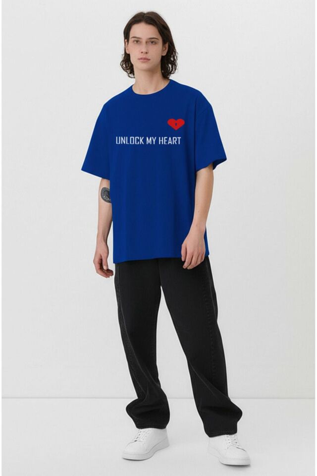 Unisex Kadın Erkek The Key To Çift Sevgili T-shirt 2'li Set Takım