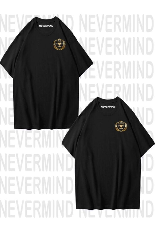 Hanımcı/Beyci Spor Baskılı İkili Oversize Sevgili Tshirt Eş Kombini