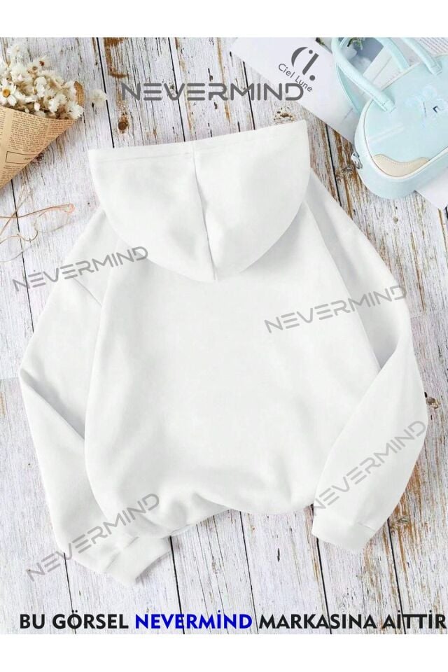 Sevgili Çift Kombini Panda Baskılı Kapüşonlu Sweatshirt 2li Set Takım