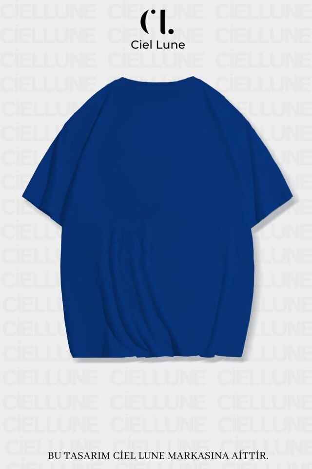 Unisex Kadın Erkek Vıkıng Valhala Baskılı Özel Tasarım Oversize T-shirt