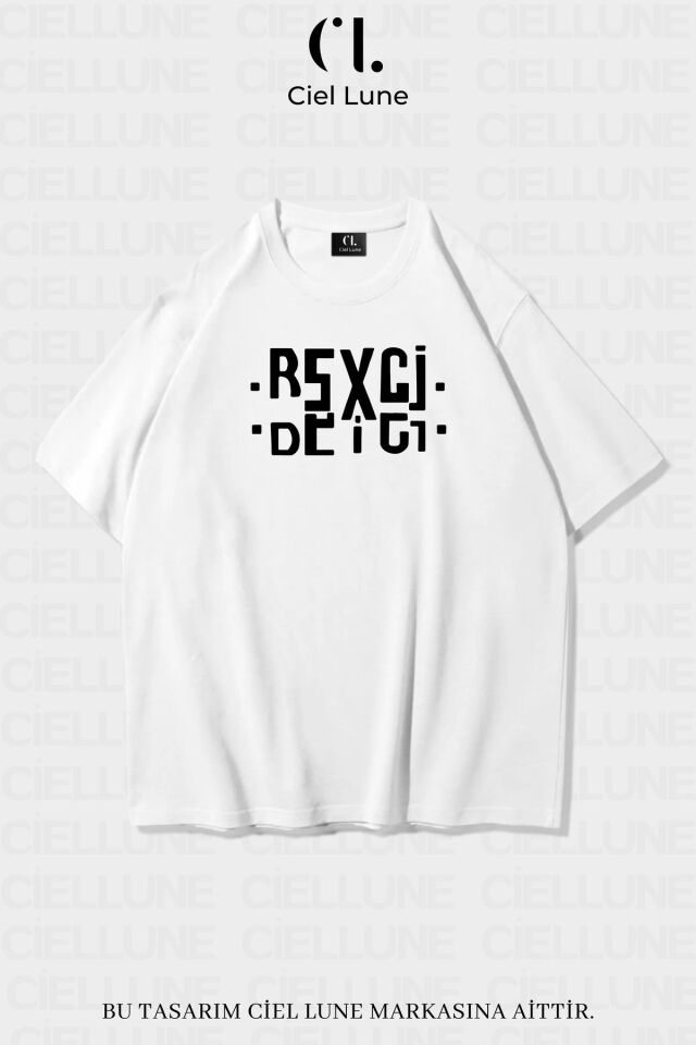 Unisex Kadın Erkek Hanımcı Beyci Baskılı Sevgili Çift Kombini Tasarım Oversize T-shirt 2'li Set