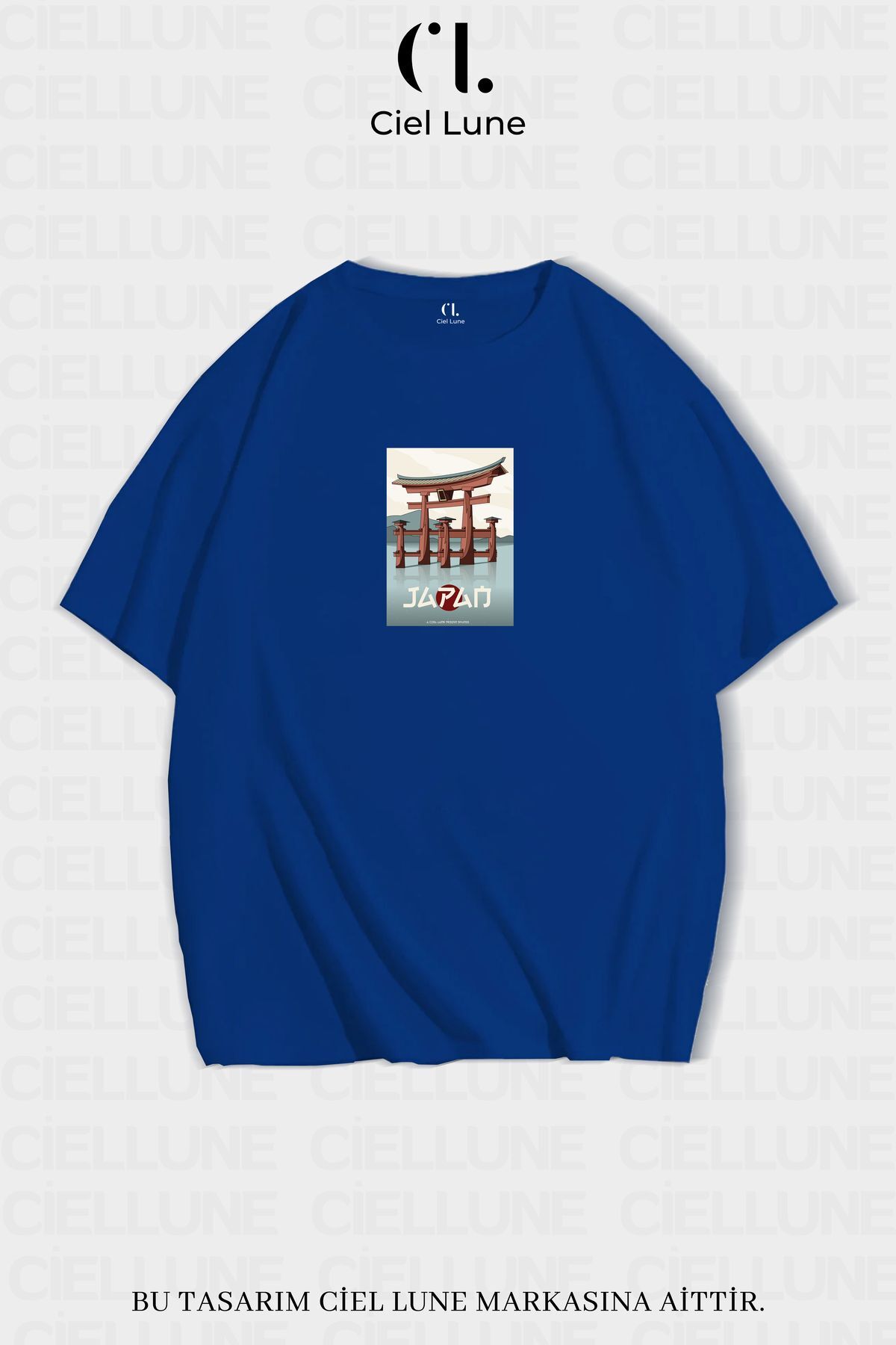 Unisex Kadın Erkek Japan Baskılı Özel Tasarım Oversize T-shirt