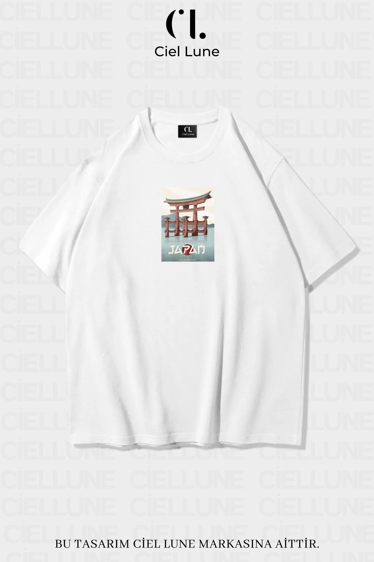 Unisex Kadın Erkek Japan Baskılı Özel Tasarım Oversize T-shirt