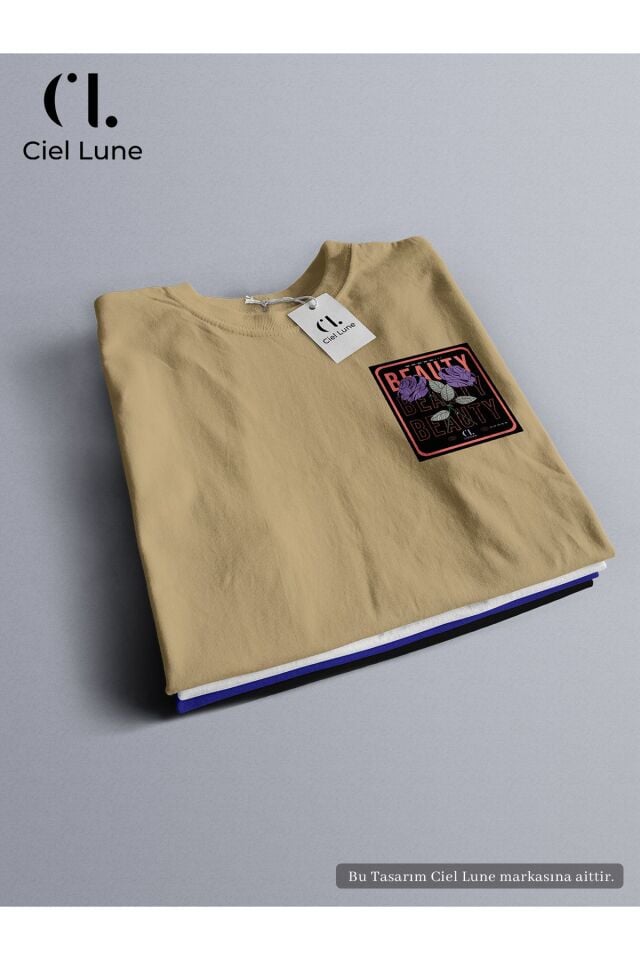 Unisex BEAUTY Özel Tasarım - Oversize T-Shirt