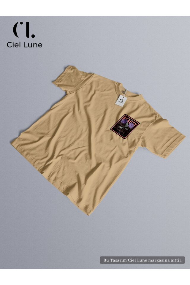 Unisex BEAUTY Özel Tasarım - Oversize T-Shirt