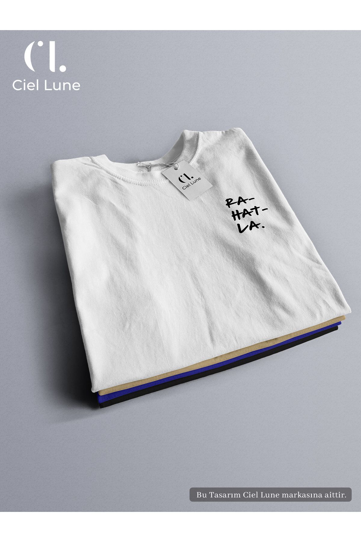 Unisex Be Calm Özel Tasarım - Oversize T-Shirt