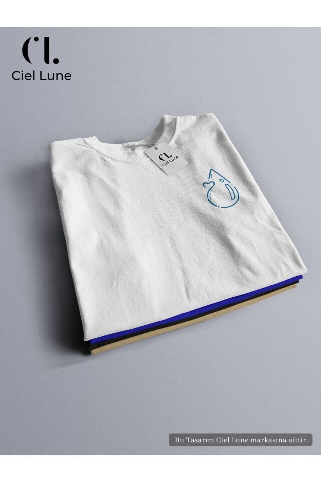 Unisex Ateş ve Su Baskılı Sevgili Çift Kombini Tasarım Oversize Tshirt 2li