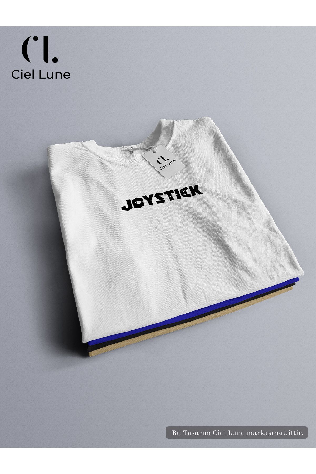 Unisex Joystick Özel Tasarım - Oversize T-Shirt
