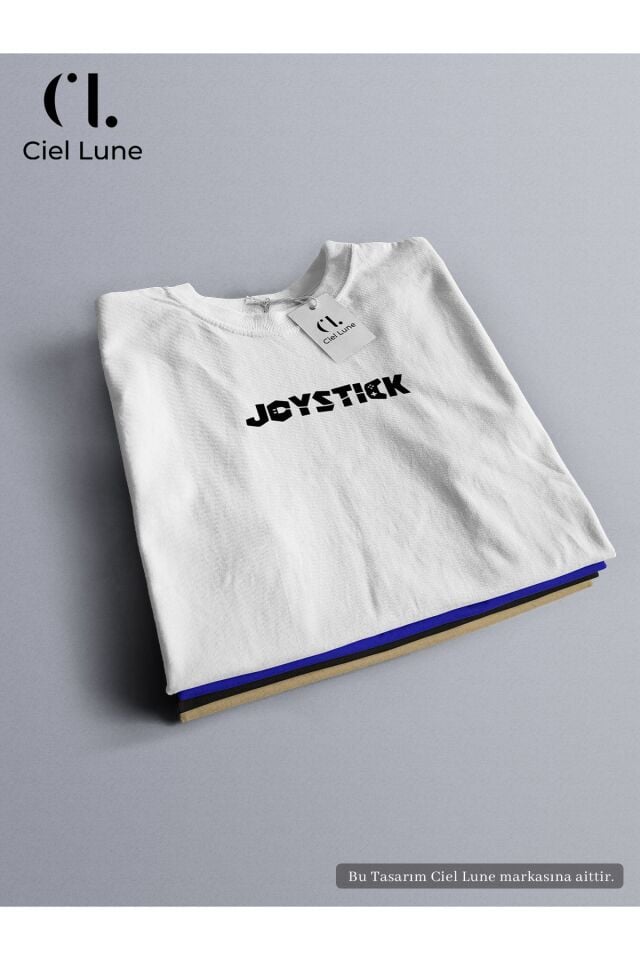 Unisex Joystick Özel Tasarım - Oversize T-Shirt