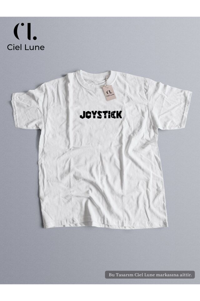 Unisex Joystick Özel Tasarım - Oversize T-Shirt