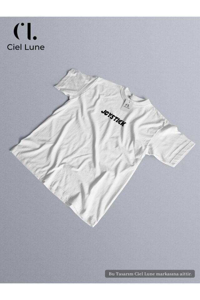 Unisex Joystick Özel Tasarım - Oversize T-Shirt