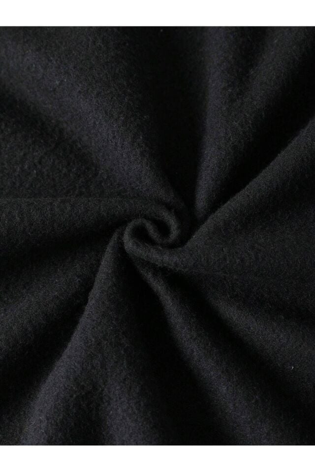 Unisex Noel Baskılı İpli Termal Astarlı Kapüşonlu Oversize 2 iplik