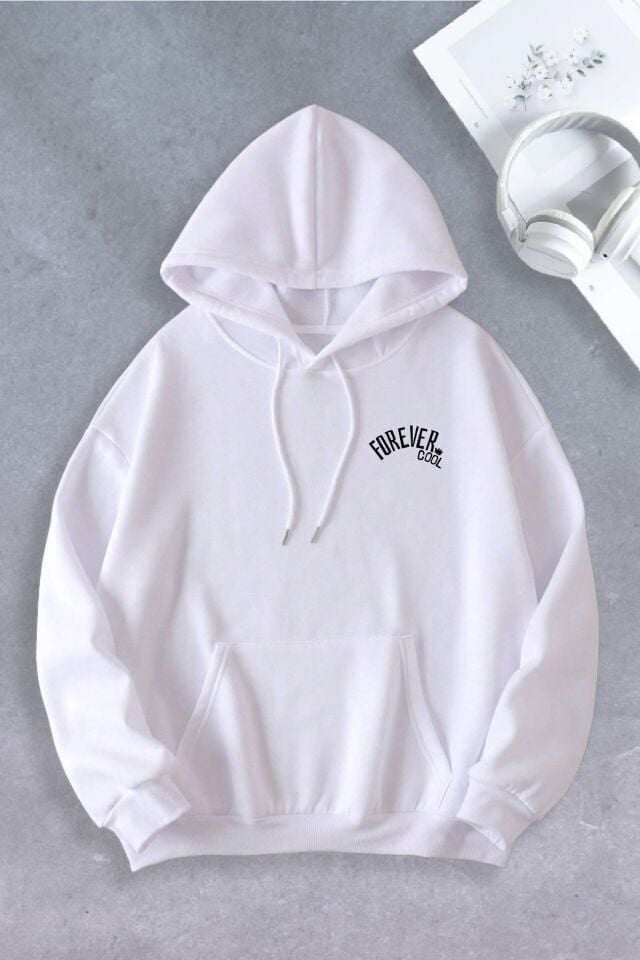 Unisex Kadın Erkek Forever Cool Oversize Sweatshirt 2 İPLİK