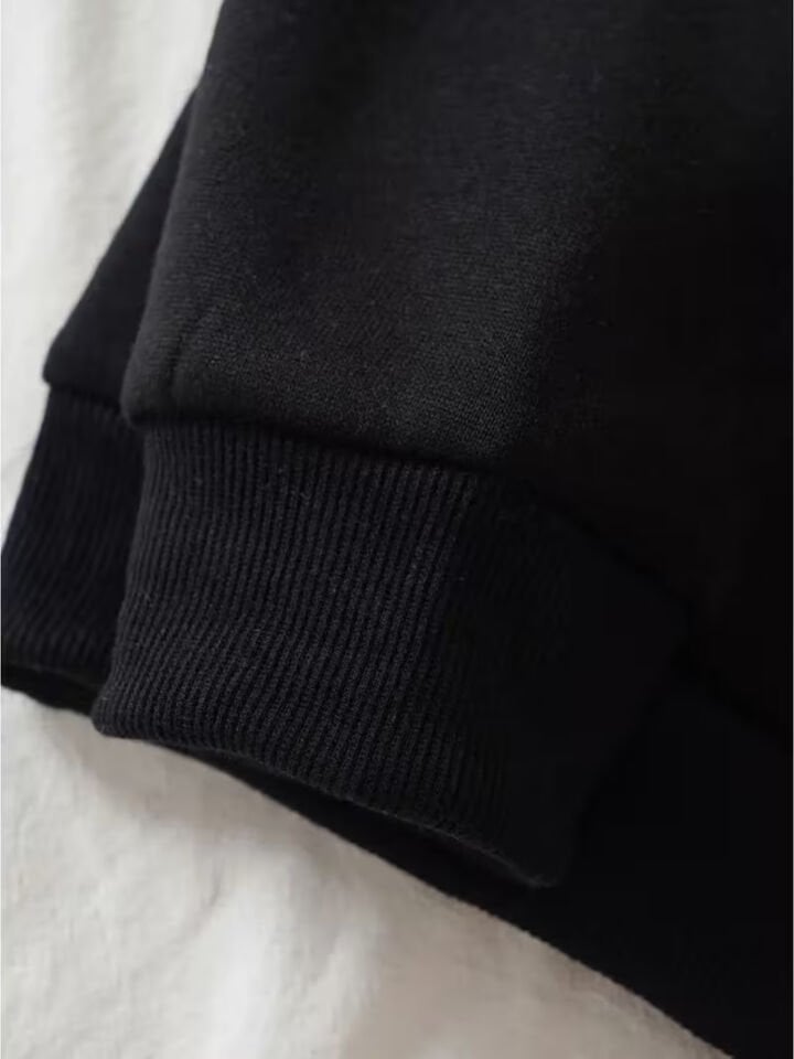 Sevgili Çift Kombin Hoodie – Geyik Baskılı Çift Kapüşonlu Sweatshirt Unisex Oversize 2'li Set