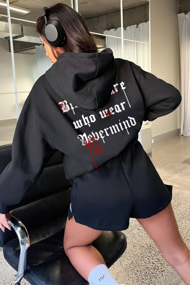 Unisex Oversize Hoodie - Blessed Tasarım Sweatshirt