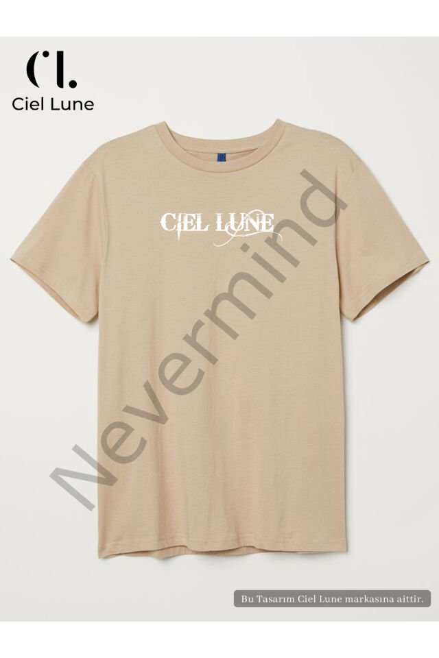 Men's Blocking Graphic Ciel Lune - Oversize T-Shirt