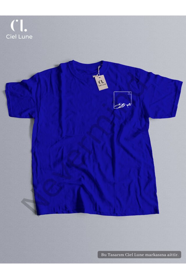 Unisex Ciel Lune Design Oversize T-shirt