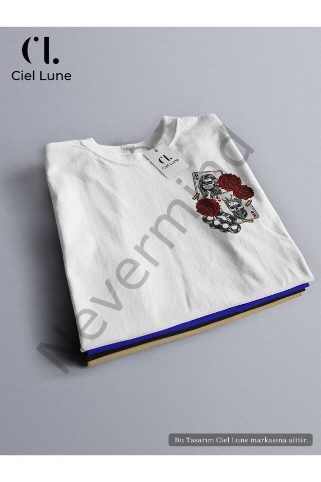 Unisex King And Rose Özel Tasarım - Oversize T-Shirt