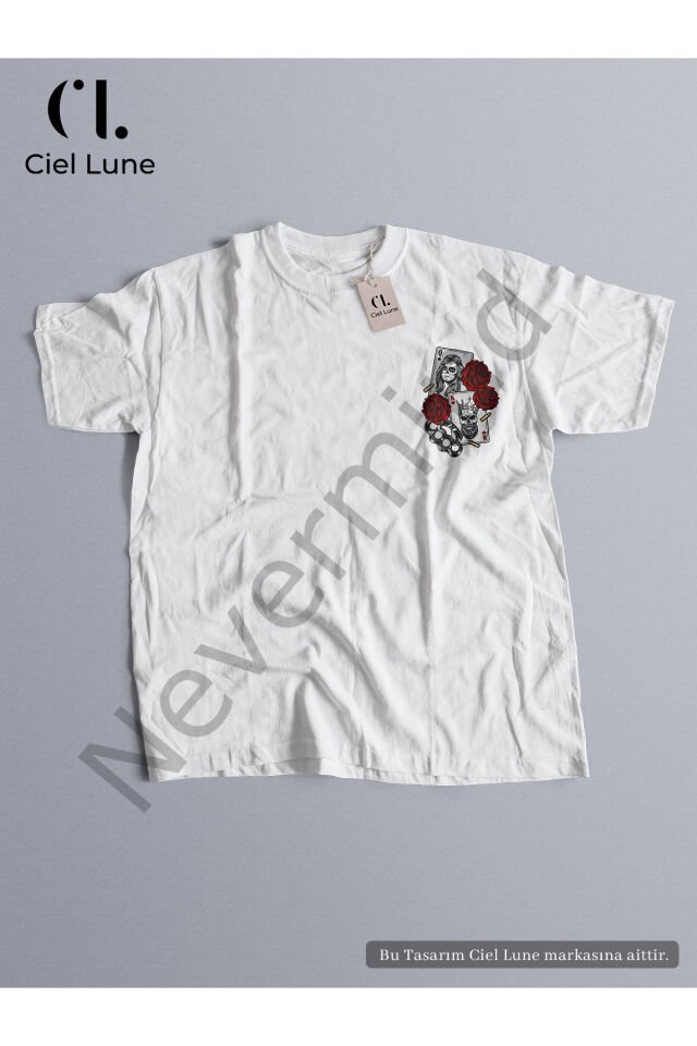 Unisex King And Rose Özel Tasarım - Oversize T-Shirt