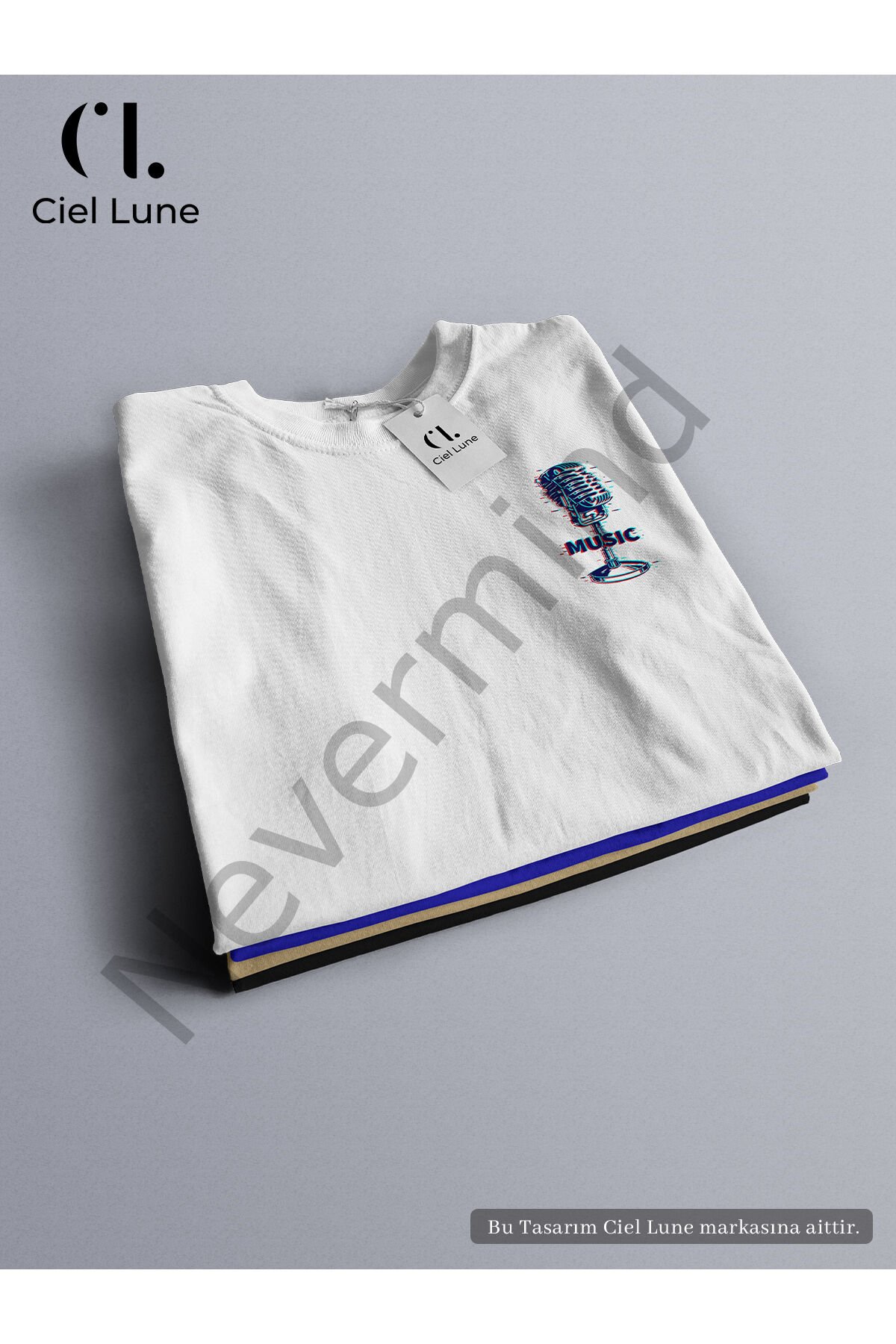 Unisex Music Glich Custom Design - Oversize T-Shirt