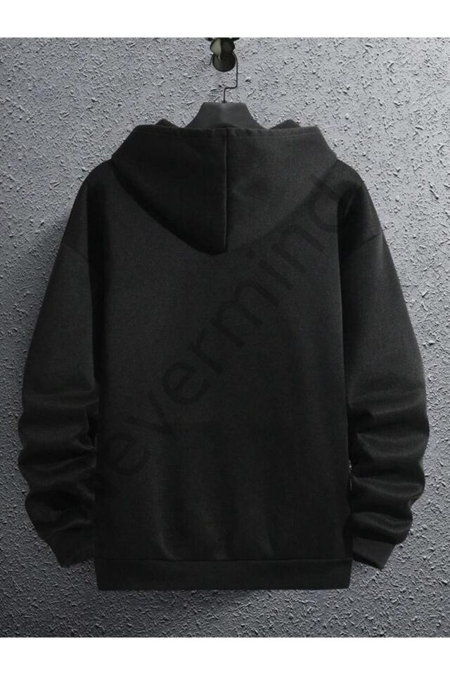 Unisex Basketball Cartoon Graphic Kangaroo Pocket Drawstring Thermal Hoodie Oversize 2 Yarn