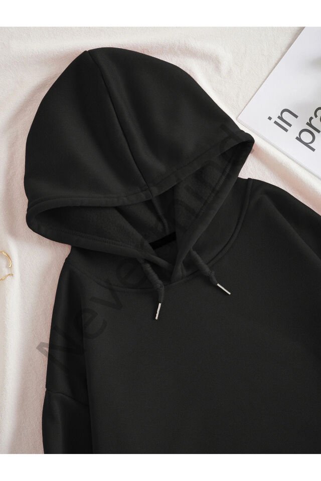 Unisex Basketball Cartoon Graphic Kangaroo Pocket Drawstring Thermal Hoodie Oversize 2 Yarn
