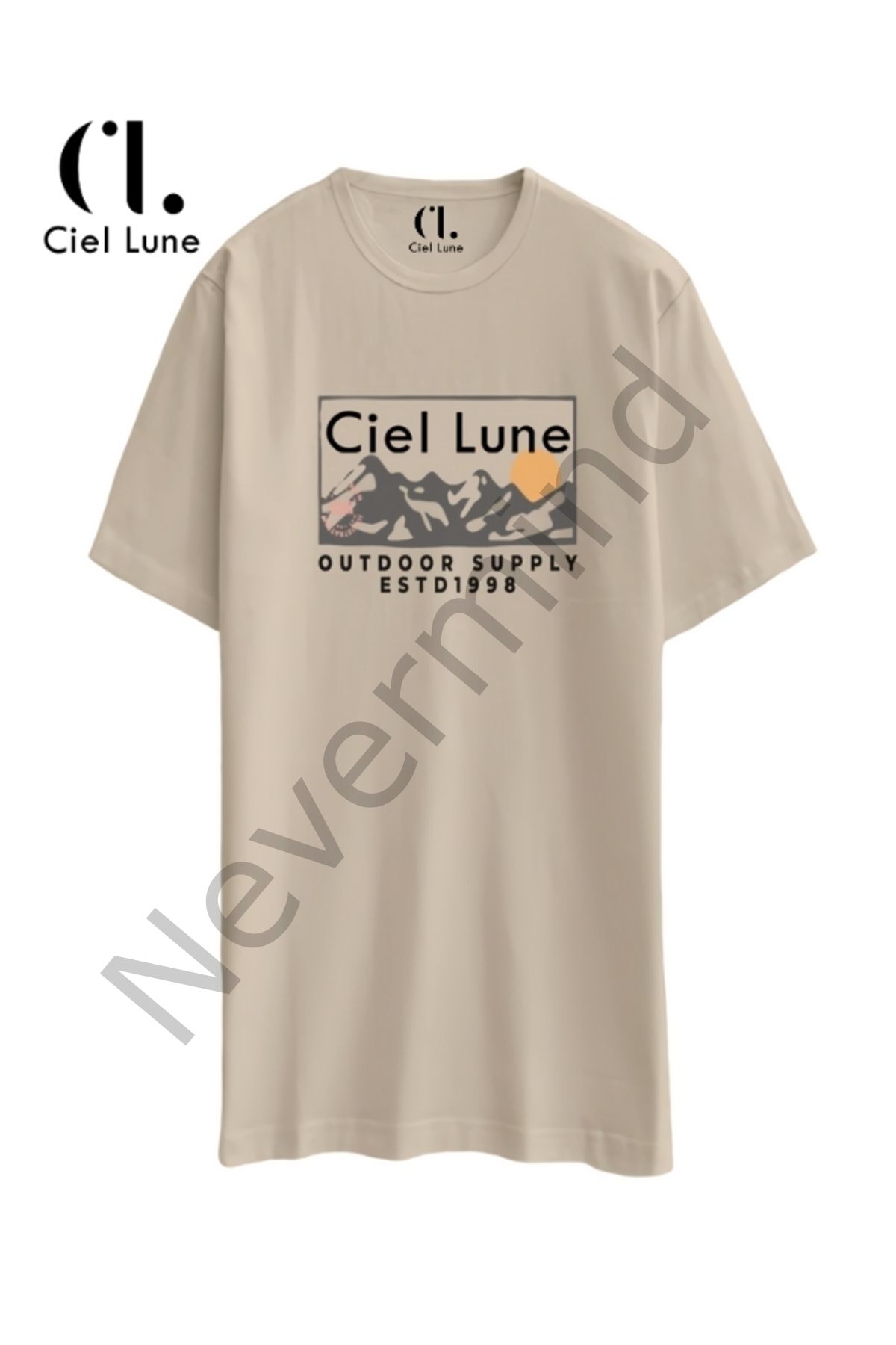 Unisex Ciel Lune Oversize Tshirt
