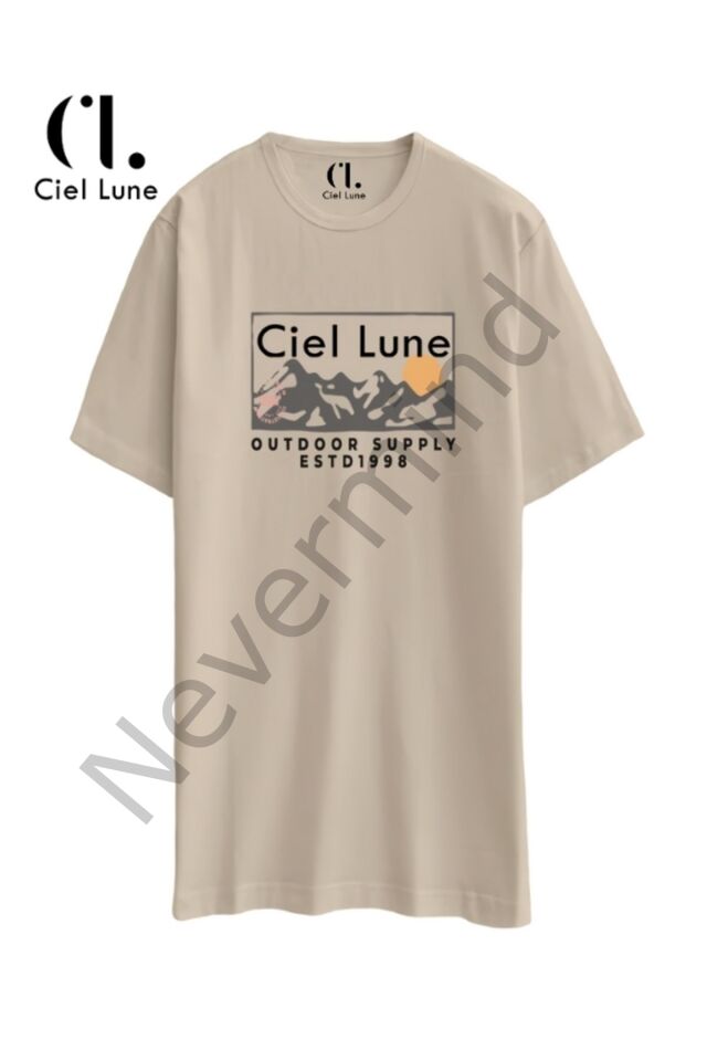 Unisex Ciel Lune Oversize Tshirt