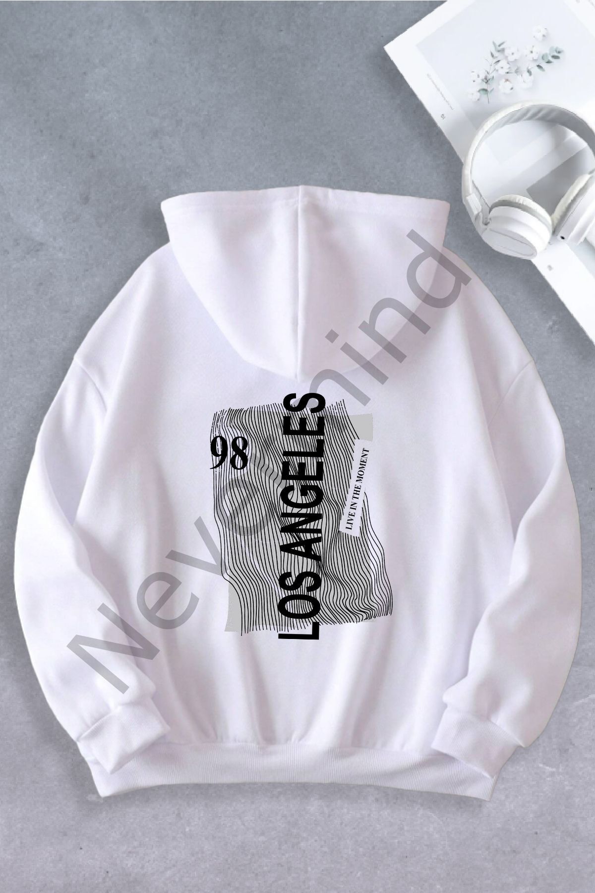 Unisex Damen Herren Los Angeles 1998 Bedrucktes Oversize-Sweatshirt