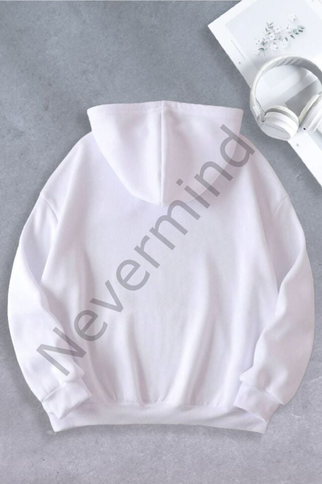 Unisex Women Men Cigarette Lip Model Oversize Sweatshirt