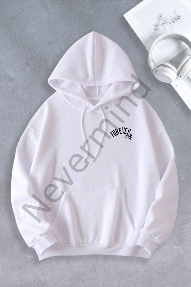 Unisex Women Men Forever Cool Oversize Sweatshirt