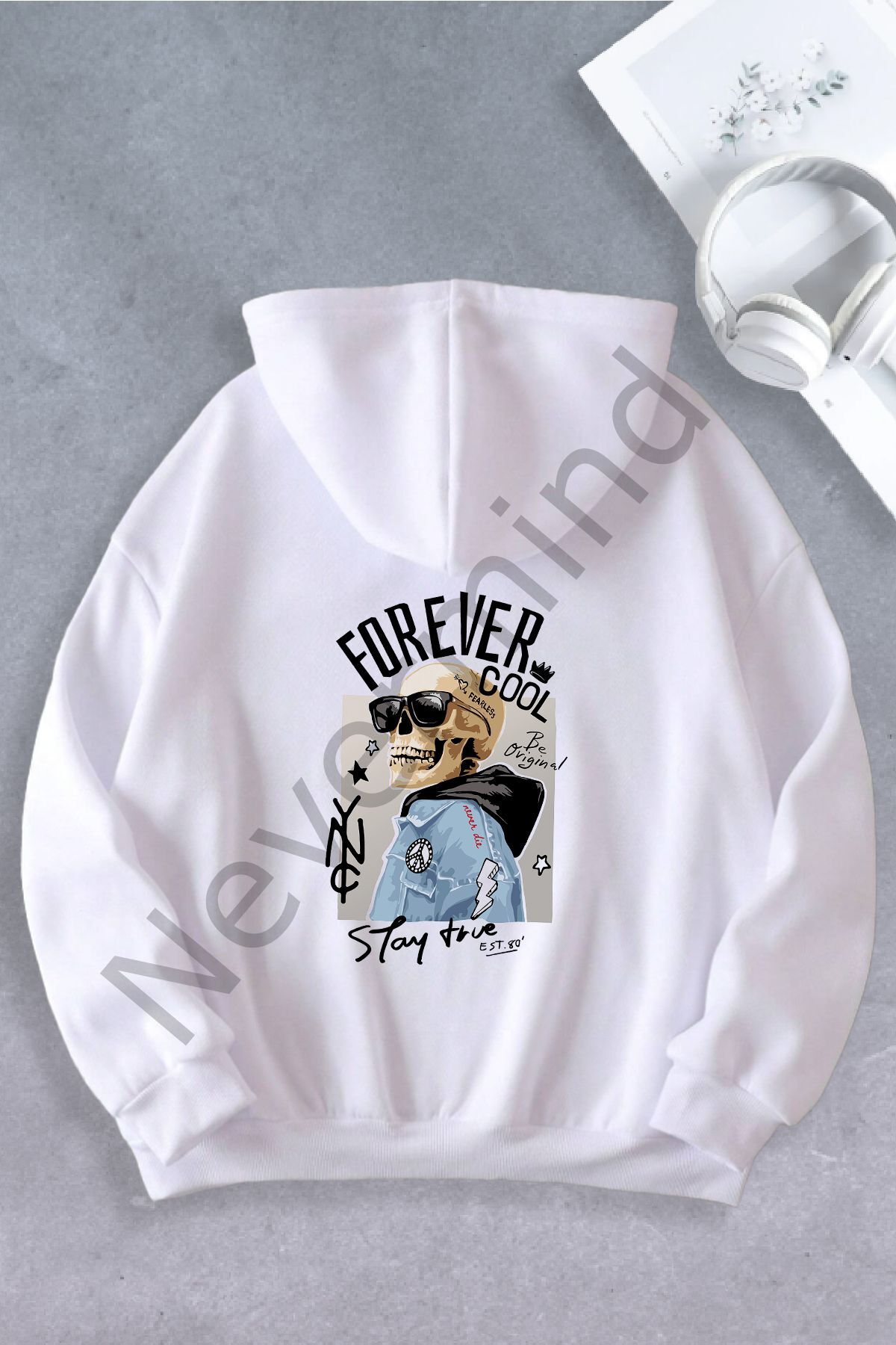 Unisex Damen Herren Forever Cool Oversize Sweatshirt 2 Garne