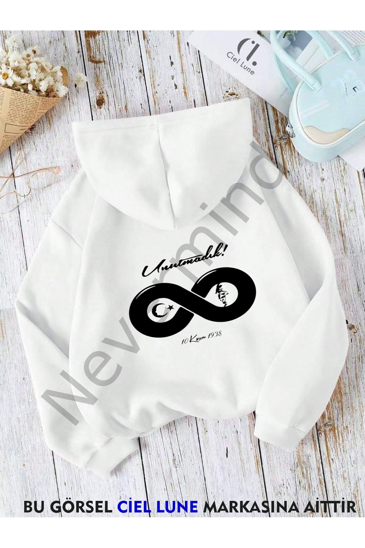 Unisex November 10 We Didn't Forget Printed Oversize Printed Hooded Sweatshirt 3 Thread