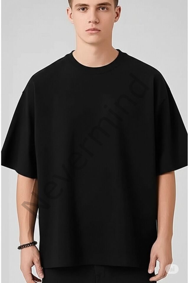 Schwarz-weißes 3er-Pack T-Shirts aus 100 % Baumwolle für Herren