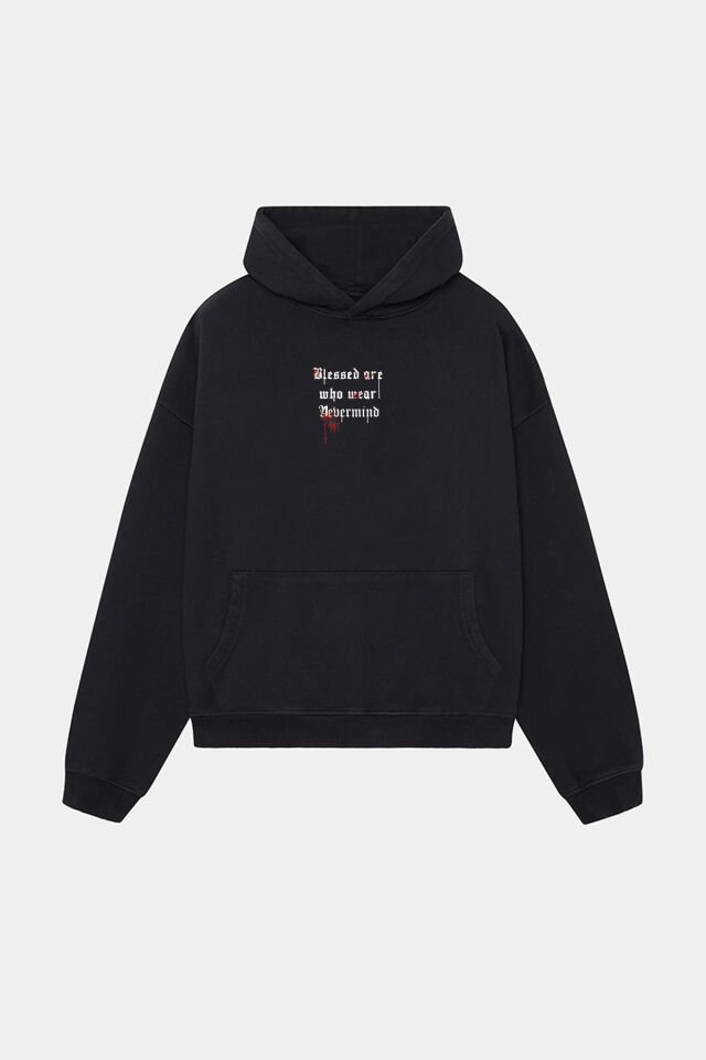 Unisex Oversize Hoodie - Gesegnet sind, die Design-Sweatshirt tragen