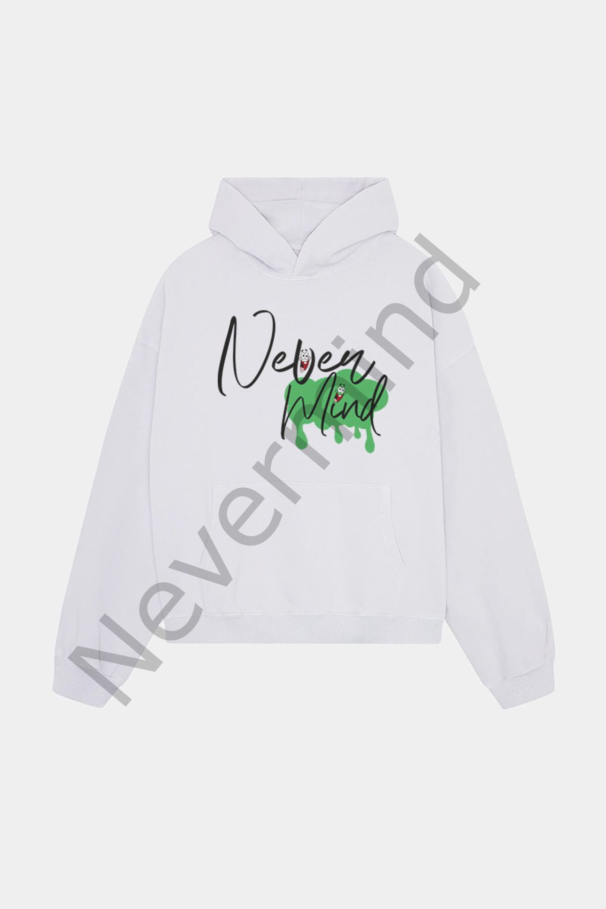 Emoji Black Hoodie - Oversize Streetwear Cotton Sweatshirt