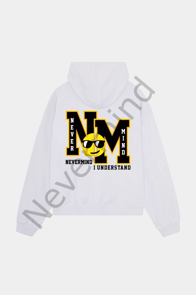 Unisex Hooded Sweatshirt - NM Printed Oversize Hoodie