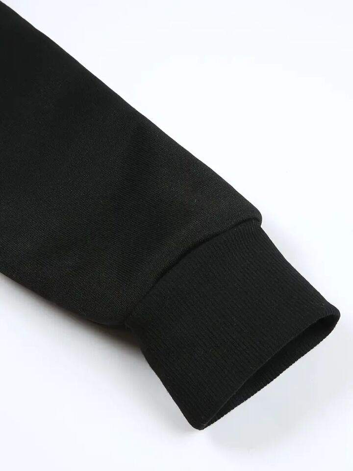 Sevgili Çift Kombini Geyik ve Orman Desenli Hoodie Kapüşonlu Sweatshirt 2li Set Takım 3 İplik Pamuk