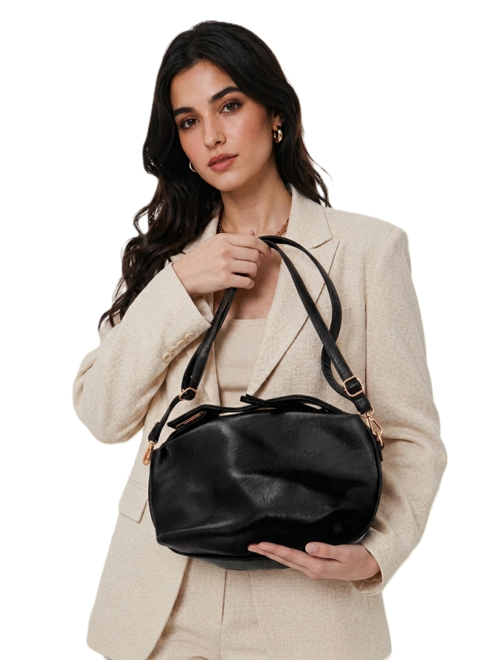Aria Noir Crossbody Bag