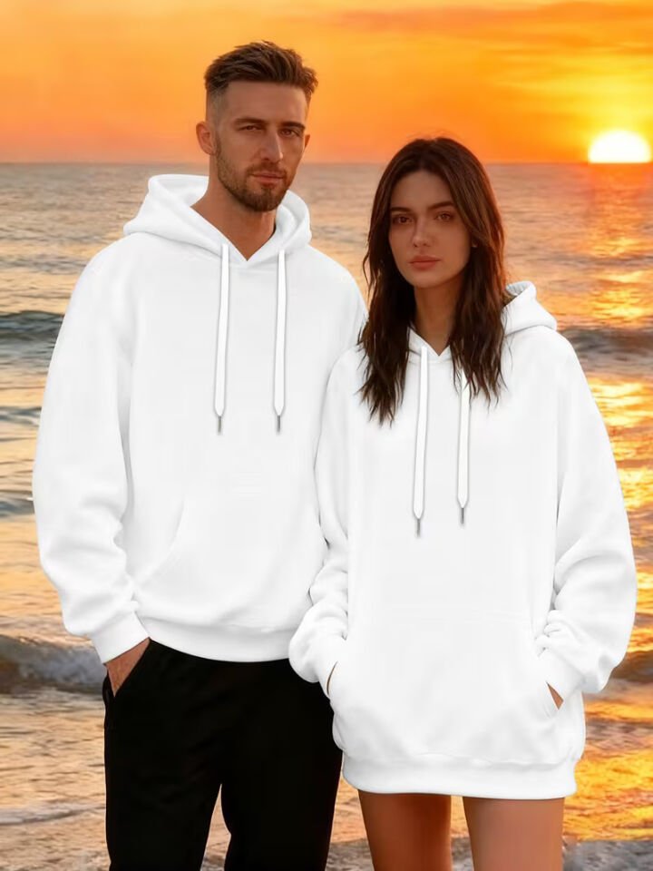 Merry Christmas Sevgili Kombini Hoodie – Unisex Oversize Çift Sweatshirt 2’li Set