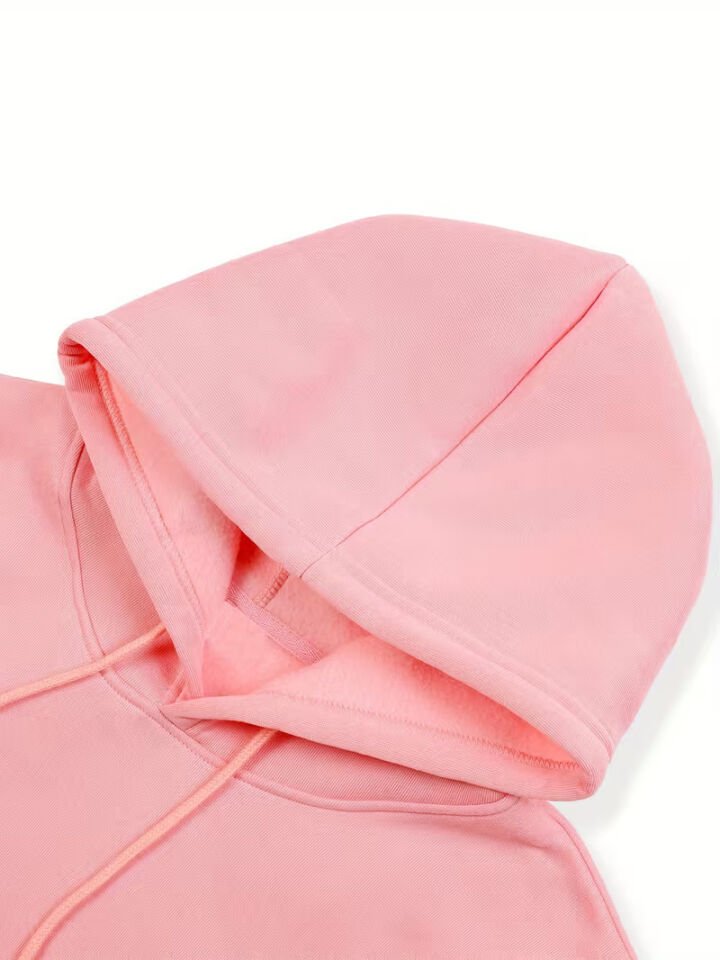 Sevgili Çift Kombin Oversize Hoodie – Kalp ve Gülümseyen Yüz Baskılı Unisex Kapüşonlu Sweatshirt 2’li Set