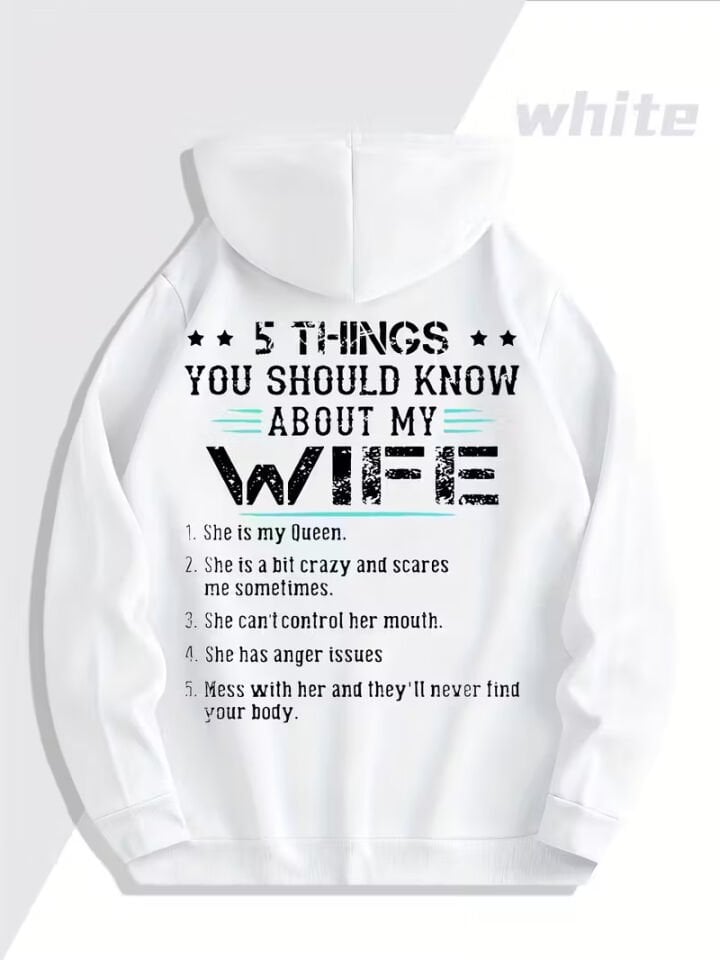 5 Things Yazılı Unisex Hoodie – Sevgili Kombini Oversize Kapüşonlu Sweatshirt 2'li Set