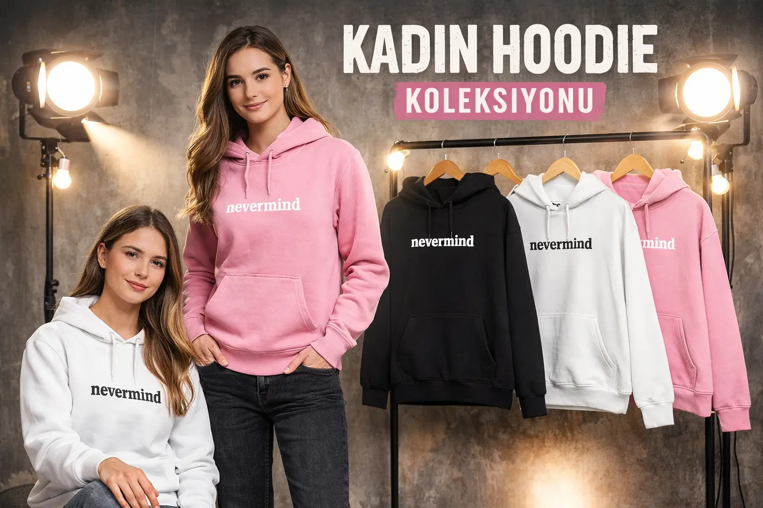 Kadın Hoodie Koleksiyonu
